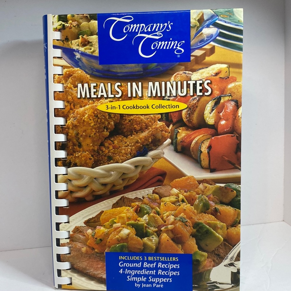 Company’s Coming Cookbook Meals in Minutes 3-in-1 Cookbook Collection